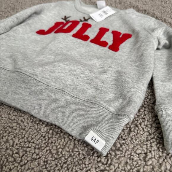 NWT Baby GAP Jolly Holiday Toddler Sweatshirt - Size 3T - Picture 4 of 6